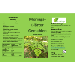 Moringablätter gemahlen 250 g