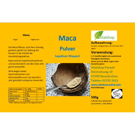 Maca 500 g