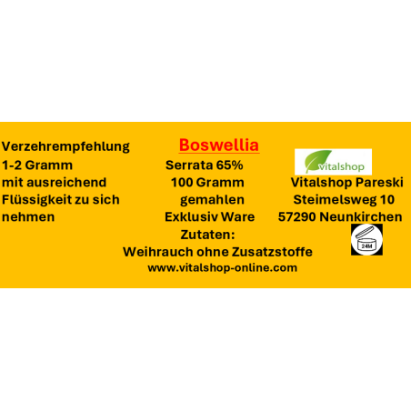 Boswillia 100g