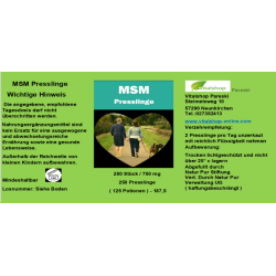 MSM Presslinge