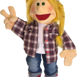 Katie Kicklflip / Handpuppe / Menschliche Handpuppe
