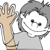Bendix / Handpuppe / Menschliche Handpuppe