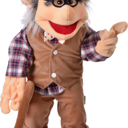 Großvater / Handpuppe / Menschliche Handpuppe