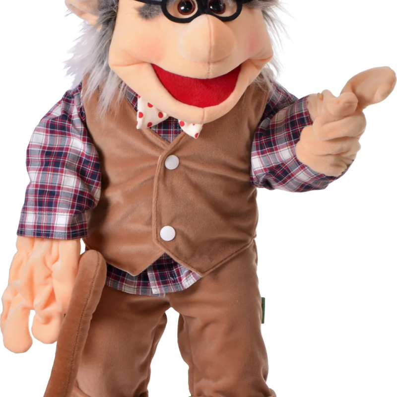 Großvater / Handpuppe / Menschliche Handpuppe