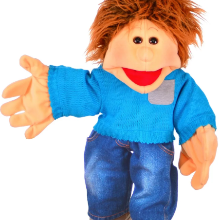 Jo/ Handpuppe / Menschliche Handpuppen