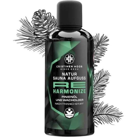 Natürlicher Saunaaufguss Pinienöl, Wacholder, Amyris öl nach finnischer Art 100 ml