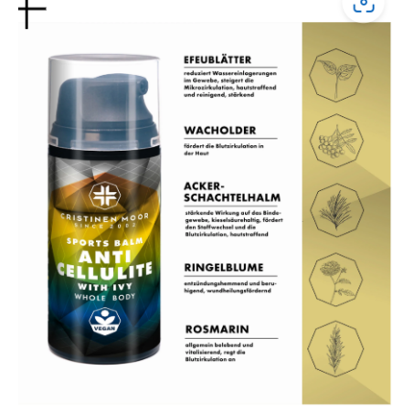Sport Balm Anticellulite 100 ml