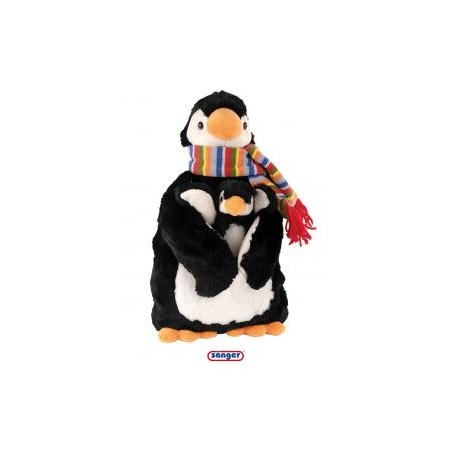 Kuschelfamilie Pinguin James + Baby Jamie (Wärmflasche)