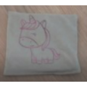 Bernsteinkissen 17 x 17 cm Einhorn